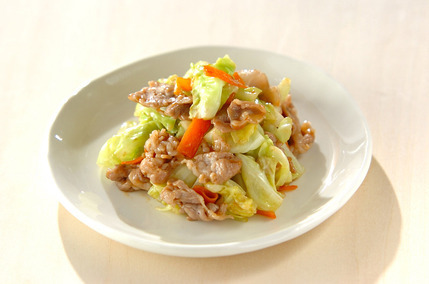 キャベツと豚の炒め物