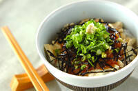 湯葉ナメタケ丼