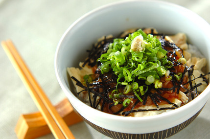 湯葉ナメタケ丼