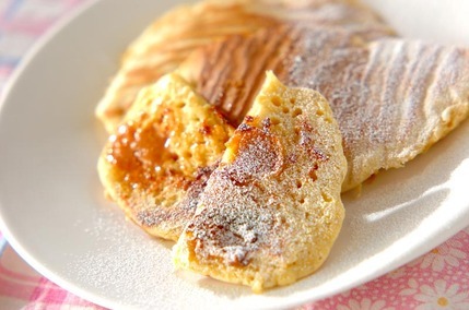 キャラメルバナナパンケーキ