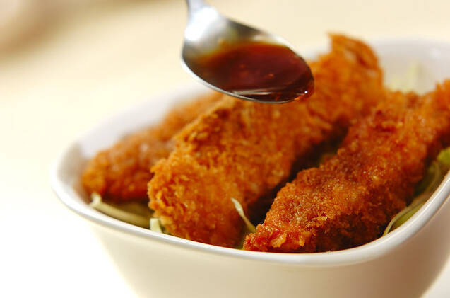 揚げないソースカツ丼の作り方の手順8