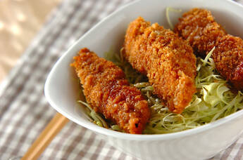 揚げないソースカツ丼