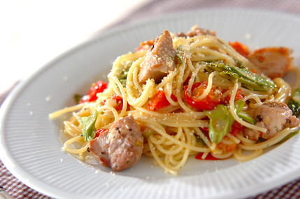 ペッパーチキンパスタ