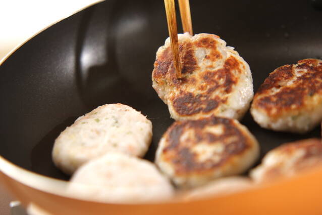 里芋のお焼きの作り方の手順2