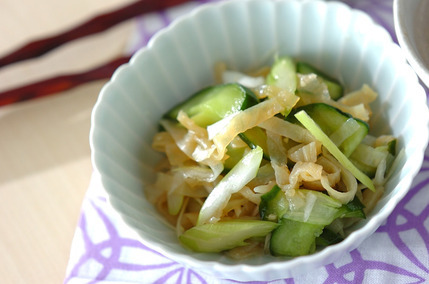 クラゲの酢の物