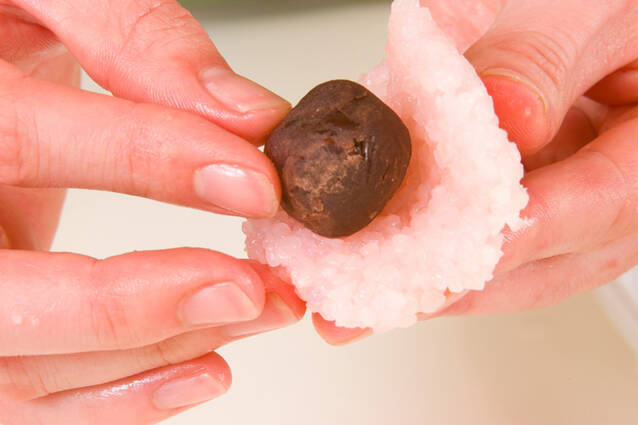 ぱぱっと桜もちの作り方の手順3