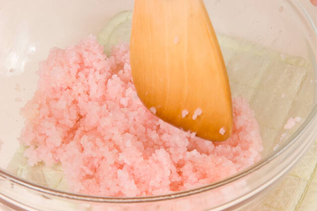 ぱぱっと桜もちの作り方の手順2