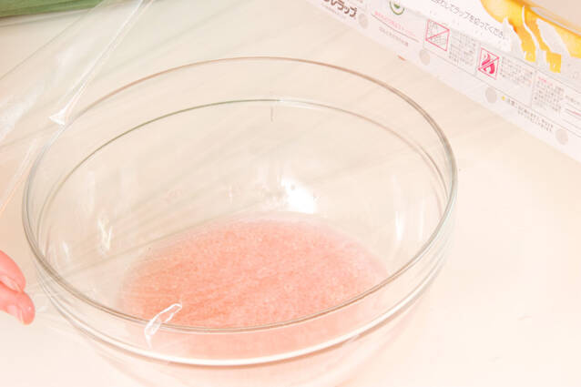 ぱぱっと桜もちの作り方の手順1