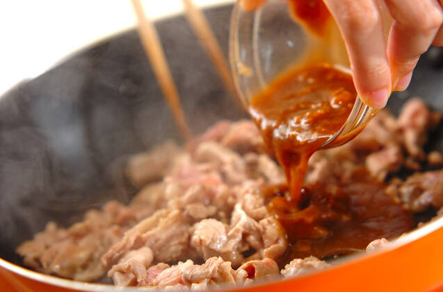 みそショウガ焼きの作り方の手順5