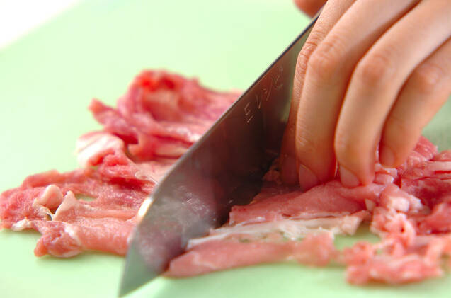 みそショウガ焼きの作り方の手順1