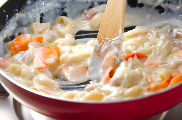 鶏マカロニグラタンの作り方の手順5