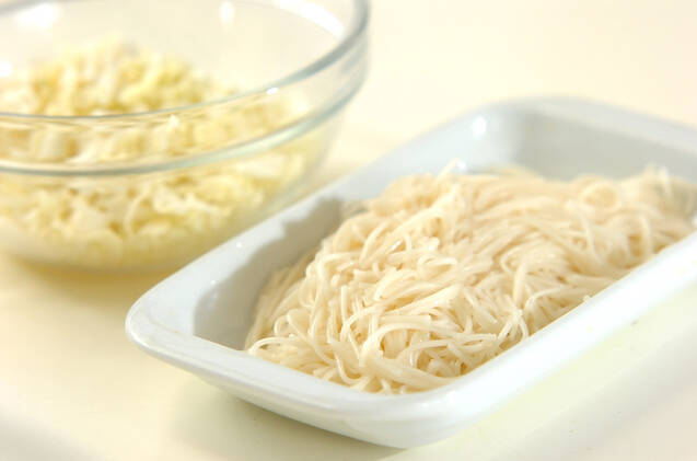 素麺入りはしまきの作り方の手順1