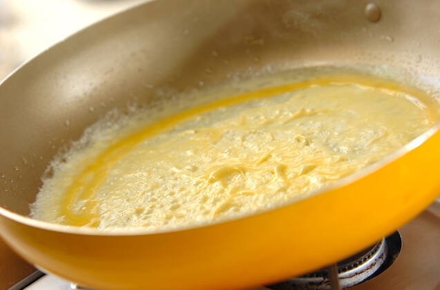 卵の細巻き寿司の作り方の手順3