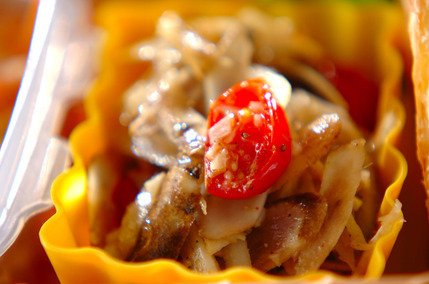 ゴボウのイタリアン炒め