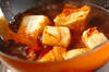 豆腐とアサリのチゲ風ピリ辛丼の作り方の手順5
