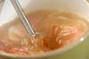 里芋とベーコンのみそ汁の作り方の手順4