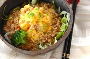 フワフワ卵の鶏あんかけ