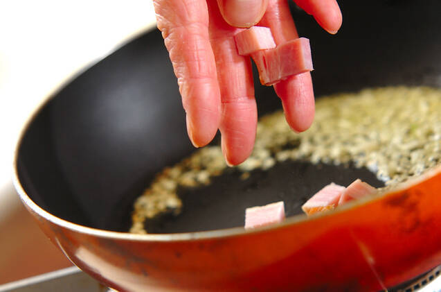 菜の花香る春色パンの作り方の手順7