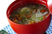 ナメコのおろし汁