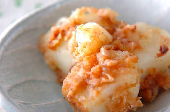 ジャガイモ梅肉和え