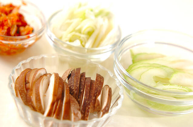 キムチ明太焼きそばの作り方の手順1