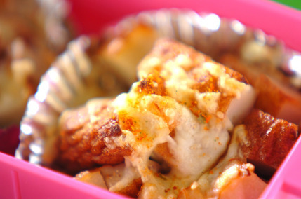 さつま揚げのチーズ焼き