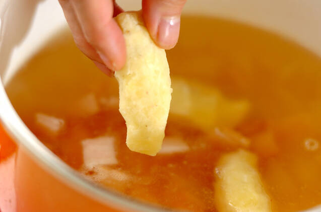 ジャガイモ団子のスープの作り方の手順5