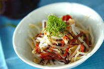 モヤシの梅ドレッシング