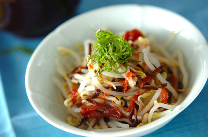 モヤシの梅ドレッシング