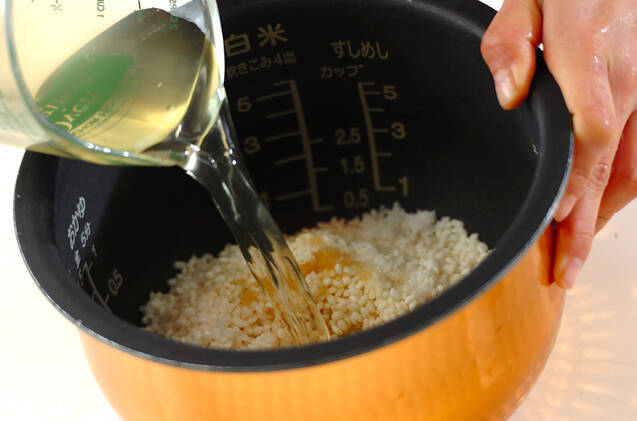 簡単！モチモチ炊き込みおこわの作り方の手順8
