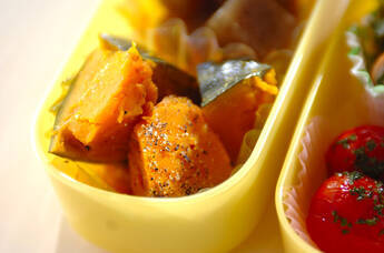 カボチャのゴマ和え