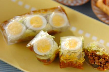 ドライカレー生春巻き