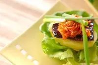 ジャガのキムチのっけ