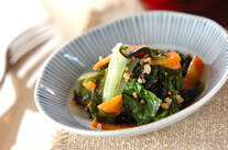 青菜のナッツ和え