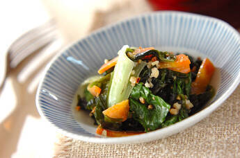 青菜のナッツ和え