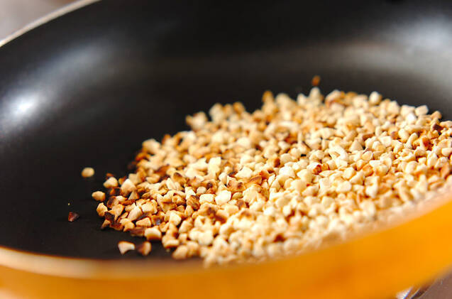 青菜のナッツ和えの作り方の手順4