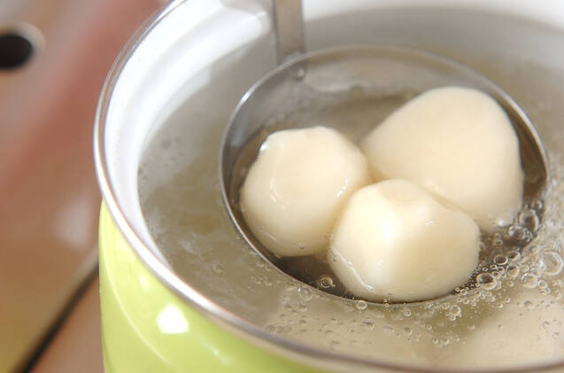 カボチャのココナッツ煮の作り方の手順1