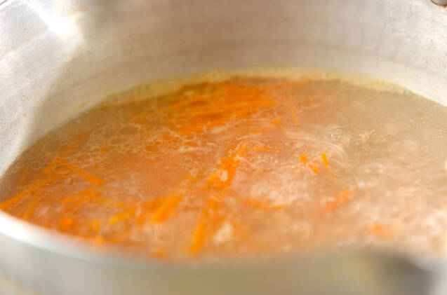 春雨とツナのスープの作り方の手順5