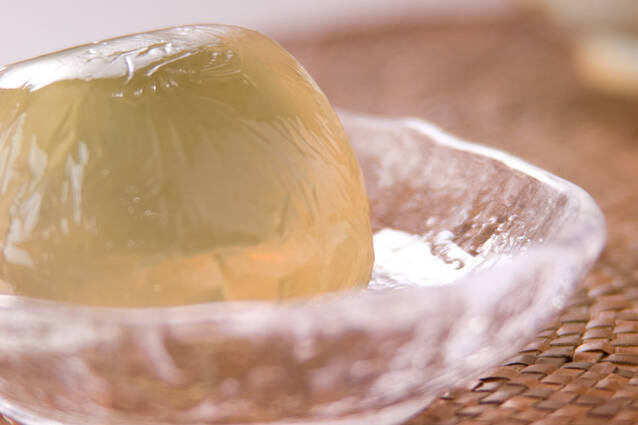 キラキラ梅寒天