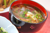 サツマイモのみそ汁