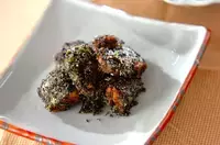 イワシのサッパリ煮ゴマ衣