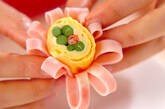 卵のフラワーロールの作り方7