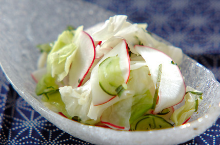 キャベツのもみ漬け