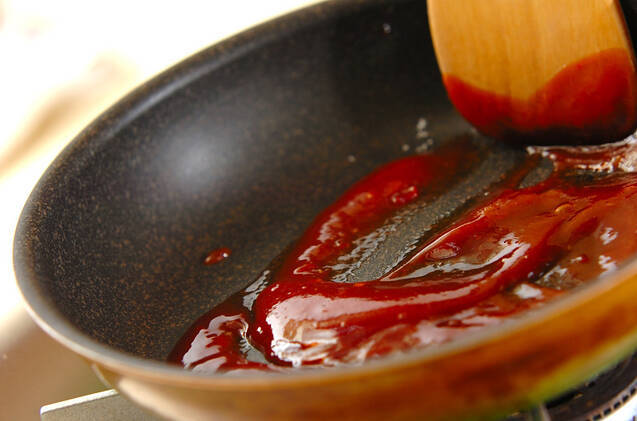 ひき肉のオムレツの作り方の手順5