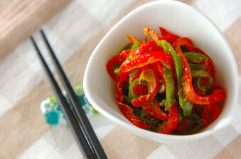 ピーマンのゴマ和え