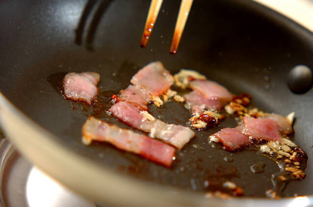 キャベツのペペロンチーノの作り方の手順3