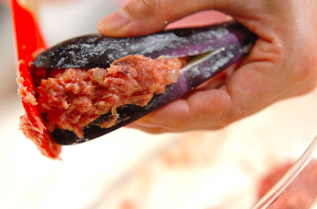 ゴママヨソースがけナスのはさみ揚げの作り方の手順8