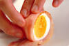 ゆで卵のベーコン巻きの作り方の手順2