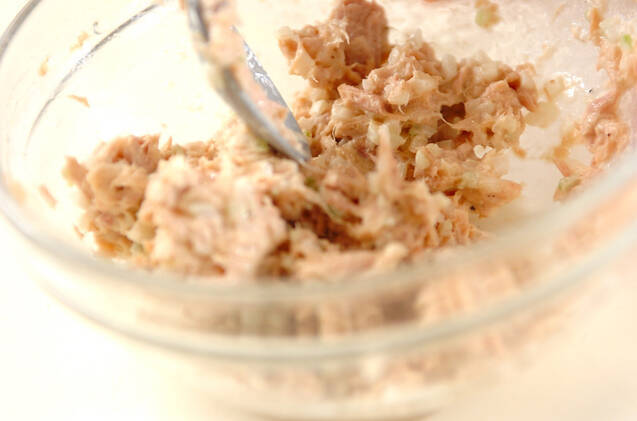 ツナマヨホットサンドの作り方の手順3