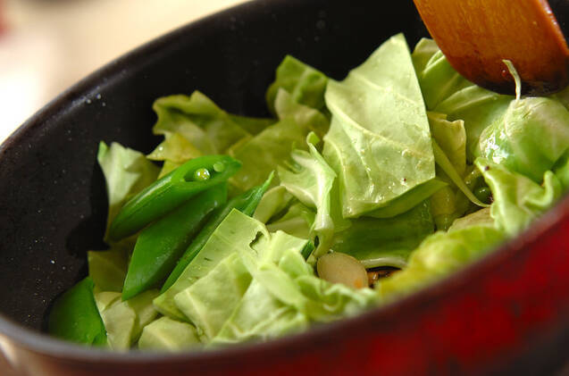 春キャベツのアンチョビサラダの作り方の手順7